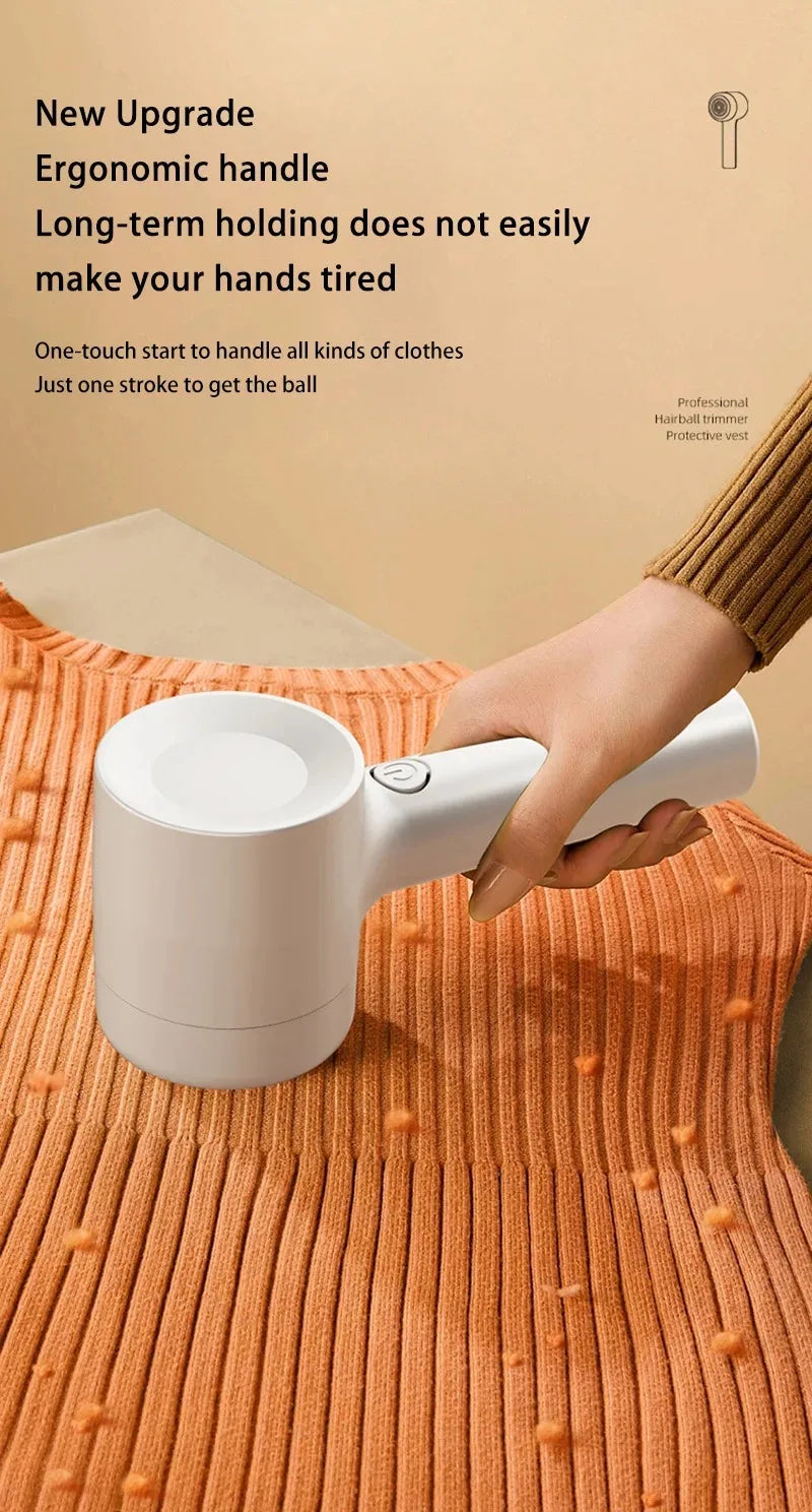 Rechargeable Clothes Lint Remover Hair Ball Trimmer Fabric Shaver Carpet Cleaner Dust Removal Home Care Tool