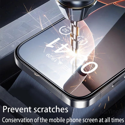 4Pcs Full Cover Tempered Glass For iPhone 17 16 15 14 13 12 11 Pro Max Screen Protector For iPhone 7 8 Plus X XS Max XR Glass