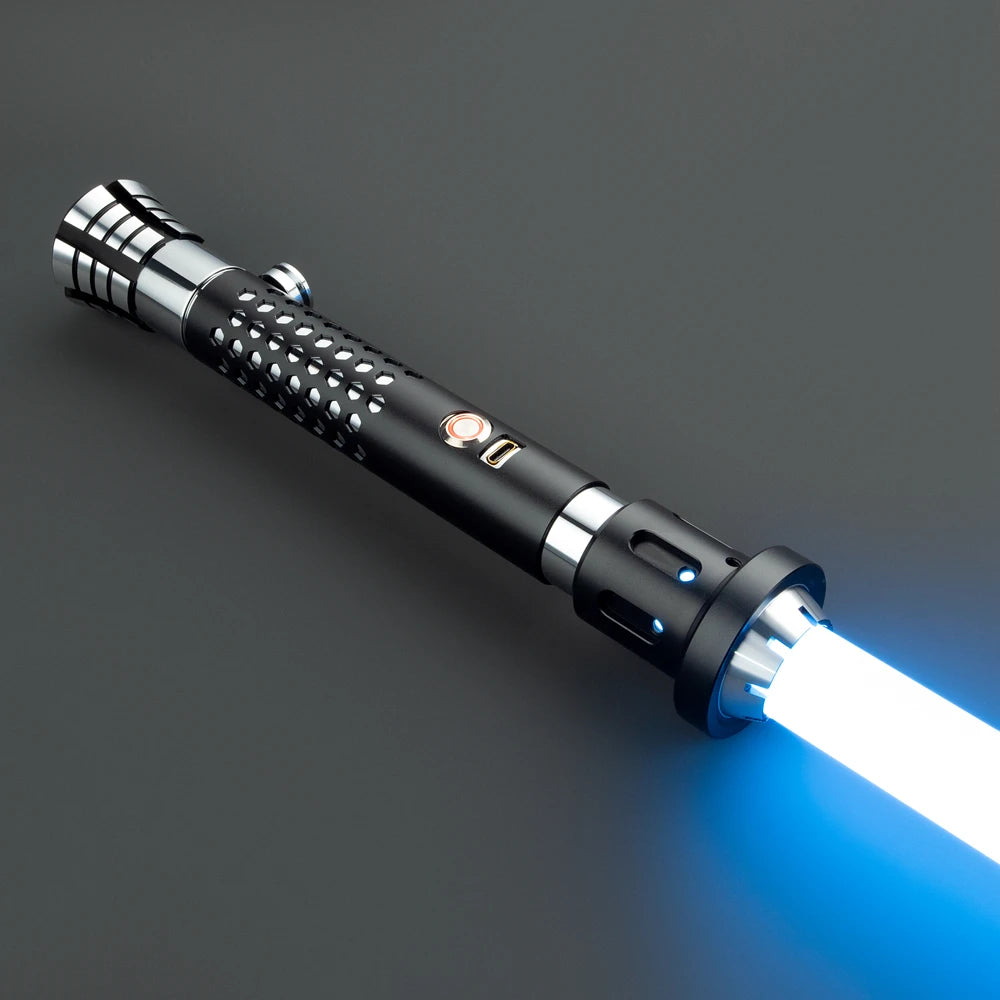 Lightsaber Neopixel Jedi Laser Sword Metal Hilt Heavy Dueling Sensitive Smooth Infinite Changing Hitting Sound LTG Light Saber