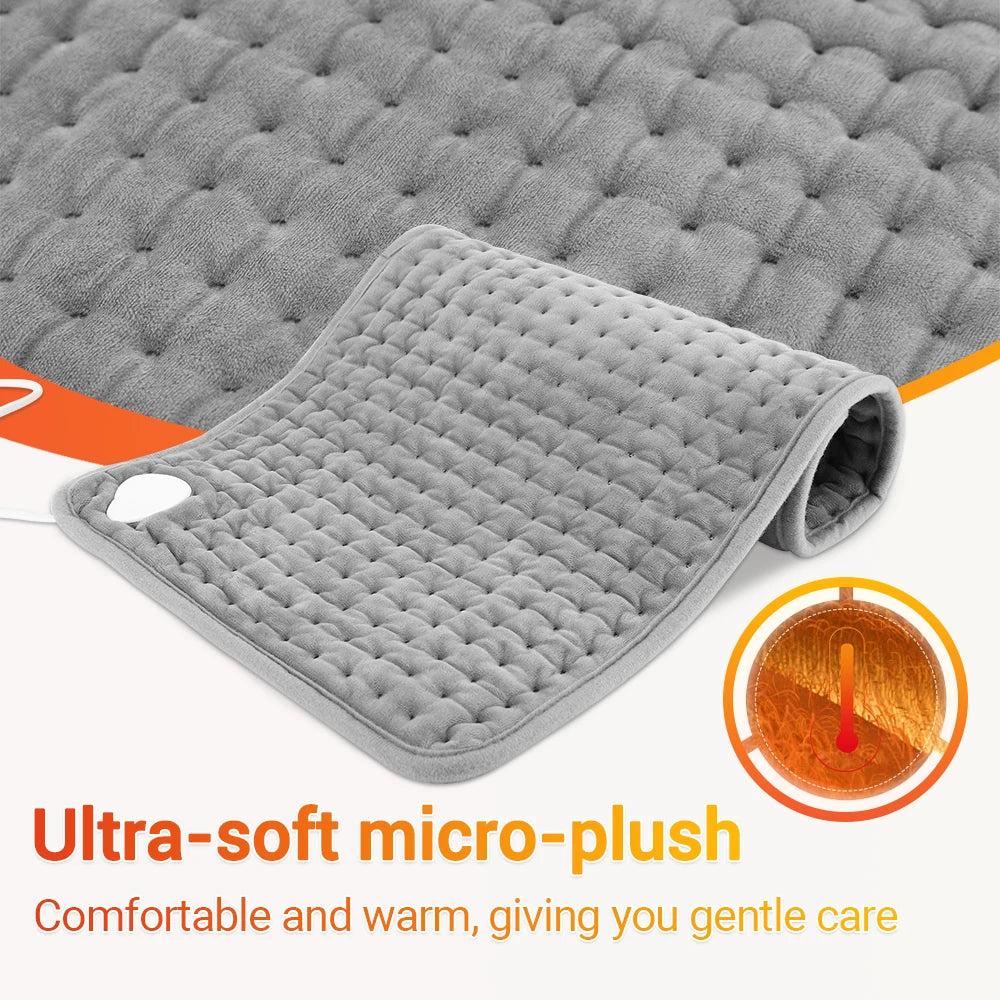 2 In 1 Electric Heating Pad Warming Waist Belt  Abdomen Shoulder Back Pain Relief Hot Compress Physiotherapy Thermal Blanket