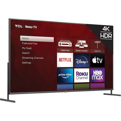 85-inch Class 4-Series 4K UHD HDR Smart u TV - 85S435, 2021 el , Black