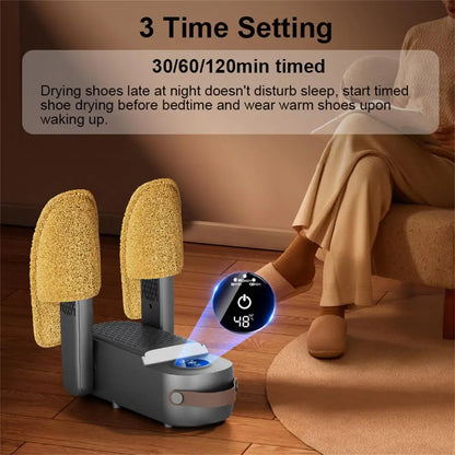 Shoe Dryer Smart Footwear Dryer Fast Drying Deodorizing Sterilizing Household Shoe Warmer with Heater Foldable Dry Sterilizer