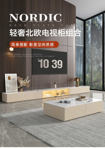 Trendy Aesthetic Tv Stand Minimalist Beauty Luxury Premium Tv Stand With Drawers European Mobiletto Porta Tv Home Furniture