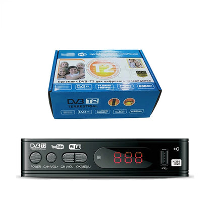 DVB T2 Digital Terrestrial Receiver TV BOX H.264 HD TV Tuner Receptor Support Youtube Europe Spain France EU US UK