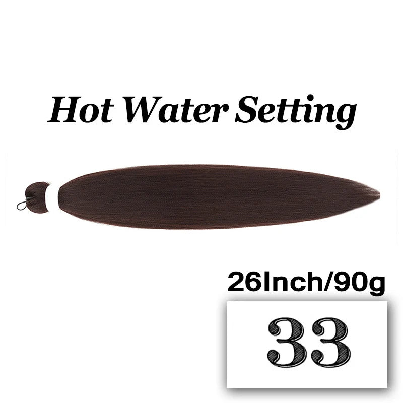 Braiding Hair Pre-stretched 26 Inch Hair Extensions for Afro Crochet Braids Synthetic Hair DIY Purple Pink Peach Red Jumbo Braid