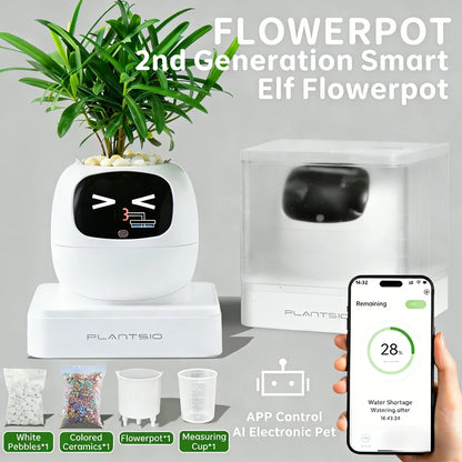 Smart Plant Endless Fun Over 49 Rich Expressions,7 Smart Sensors,ai Chips Make Raising Plants Easy And Fun