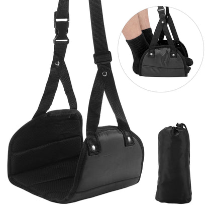 1Pcs Hot-Selling Portable Lazy Man Travel Footrest Adjustable Strap Foot Hammock Flight Bus Office Carry-on Feet Mat Accessories