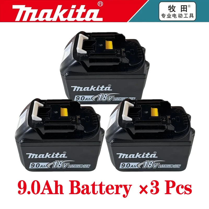 100% Original Makita battery, 18V 5.0Ah 6.0Ah 9.0Ah rechargeable battery, replacing Makita BL1830 BL1840 BL1850 BL1860B