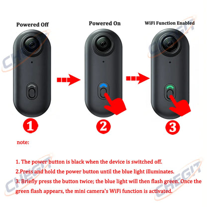 4K WiFi HD POV Magnetic Mini Action Camera Wireless Pocket Video Vlog Cam Helmet Motorcycle Bicycle Sports Holder Mount Recorder
