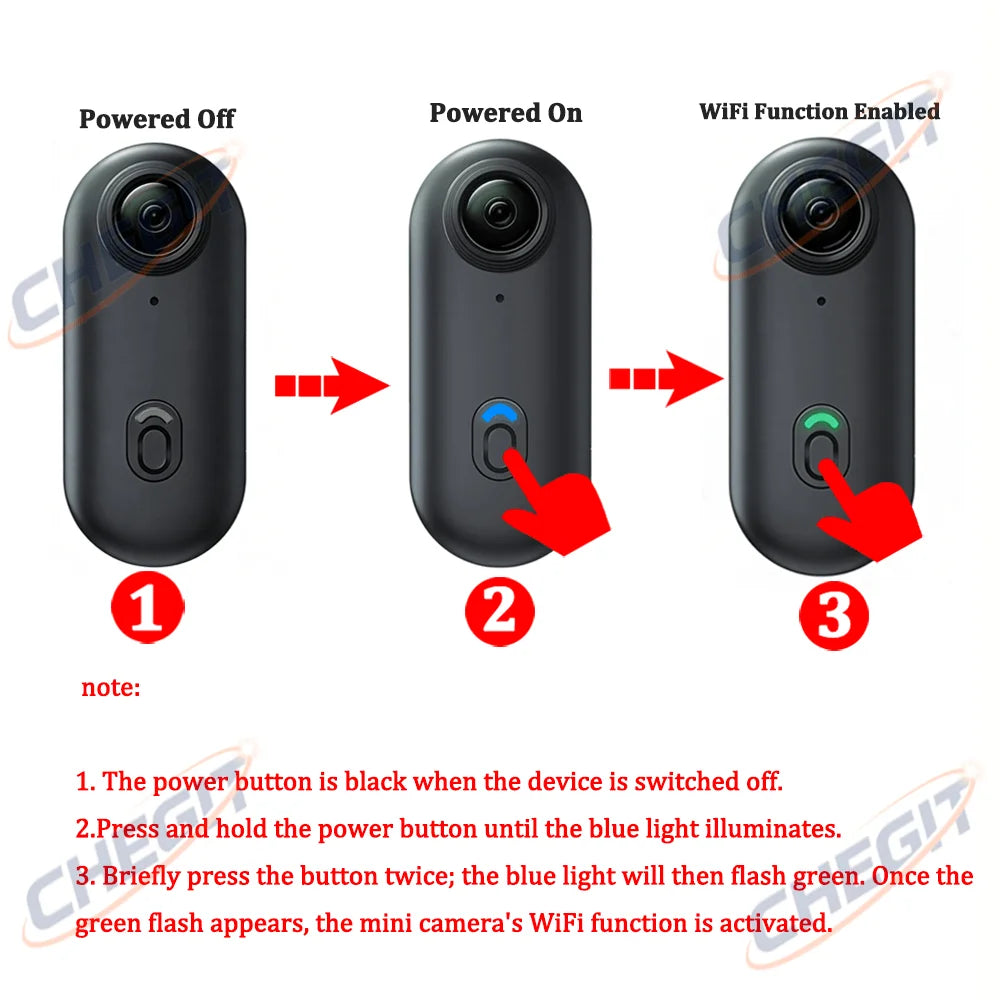 4K WiFi HD POV Magnetic Mini Action Camera Wireless Pocket Video Vlog Cam Helmet Motorcycle Bicycle Sports Holder Mount Recorder