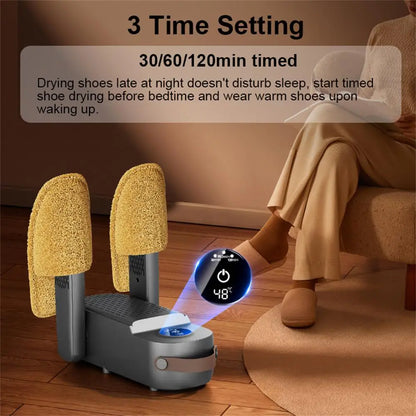 Shoe Dryer Smart Footwear Dryer Fast Drying Deodorizing Sterilizing Household Shoe Warmer with Heater Foldable Dry Sterilizer