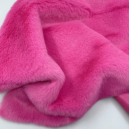 1Pcs 50/80/160cm Faux Rabbit Fur Fabric 100% Polyester 10mm Pile Super Soft Plush Fabric For Handmade Stuffed Toys Sewing Fabric