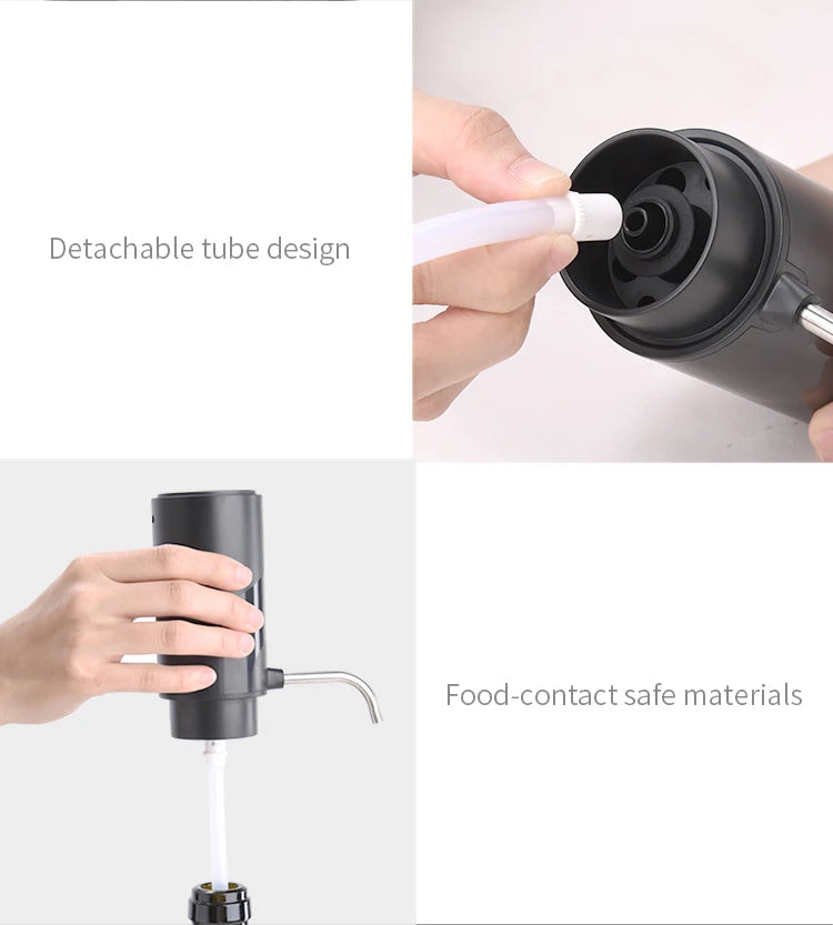Rechargeable Electric Wine Aerator Dispenser One-touch Automatic Wine Decanter Intelligent Electric Wine Pourer