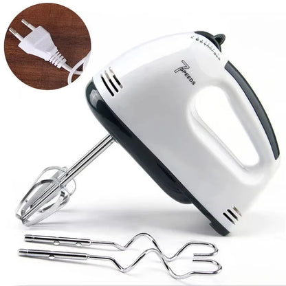 7-Speed Handheld Electric Egg Beater Mini Automatic Mixer for Egg White And Cream with EU/US Plug Household Kitchen Tool