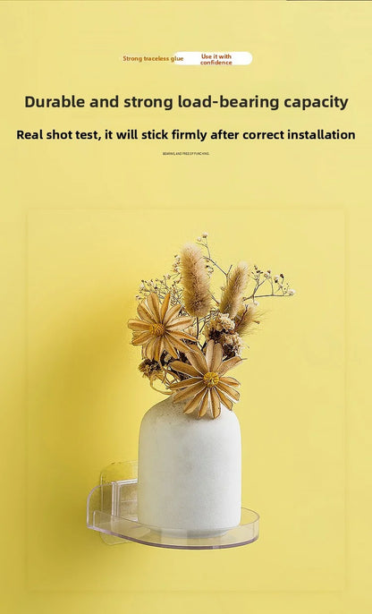 Punch-Free Security Surveillance Camera Stand New Traceless Wall-Mounted Bracket Home Self-Adhesive Drill-free Fixer 1pcs