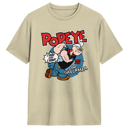 Popeyed The Sailorman I Yam What I Yam T Shirt Summer  Streetwear T-Shirts Cotton Trending Tshirt For Men's Casual Tees