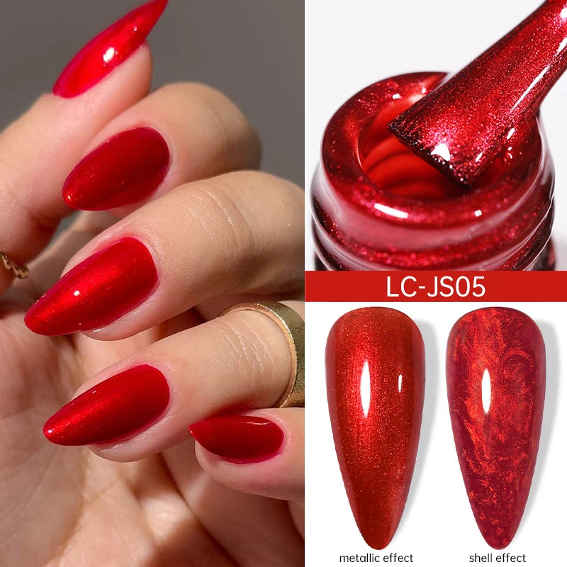 LILYCUTE 7ml Brown Red Purple Nail Gel Polish Coffee Color Series Semi Permanent UV Gel Soak off Nail Gel Varnishes For Nail Art