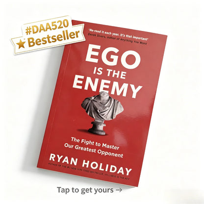 Ego Is The Enemy By Ryan Holiday Self Help Book Personal Growth Stoic Philosophy Guide