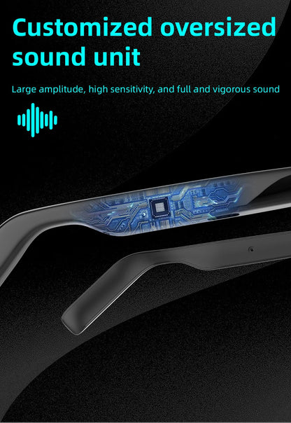 New Styles Fashion SG-15 Pro Smart Glasses Anti Blue Light Audio Glasses Portable Music Stereo For Sports Riding Sunglasses