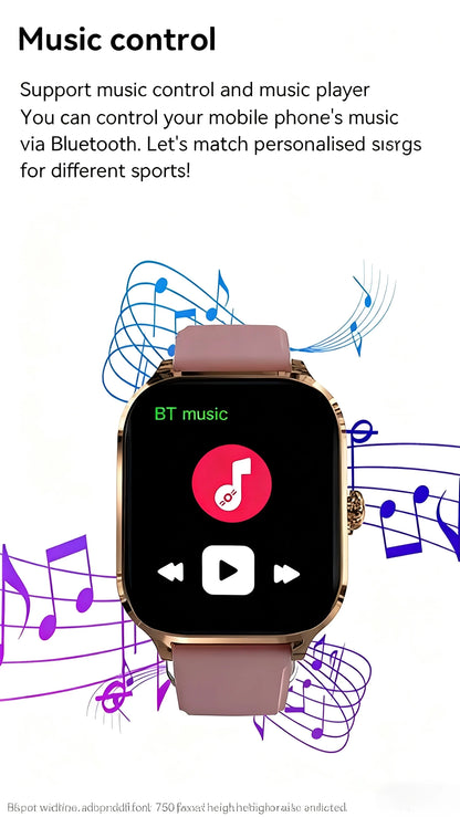 HOMEFISH H9 Intelligent Watch Bluetooth Call Remote Photography Sleep Monitoring Multiple Sports Modes Heart Rate Blood