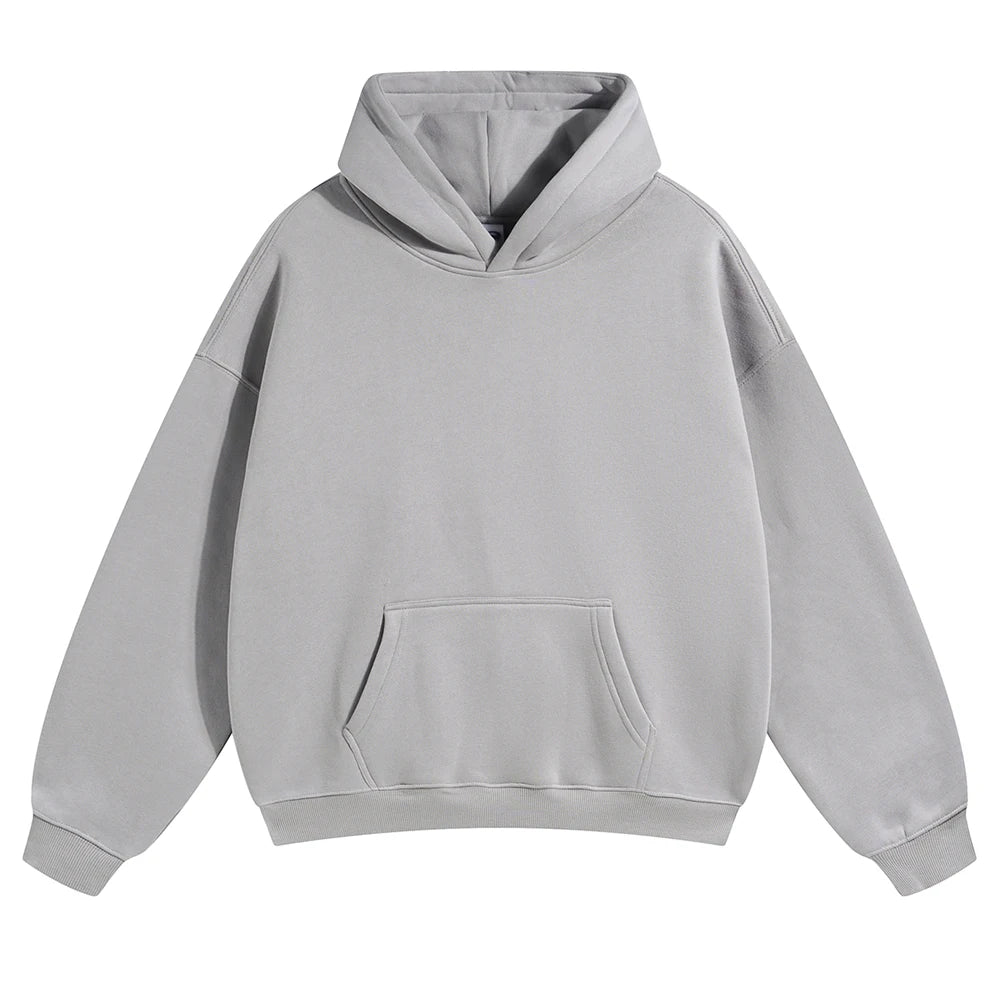 VIPReAlr2025 Winter Hoodie Retro Harajuku Fashion Washed Cotton 380GSM Pullover Sweatshirt Y2K RE Alr
