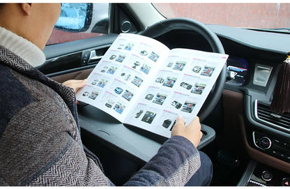 Car steering wheel table board, in car dining table, steering wheel card table, car laptop holder, tablet computer table board
