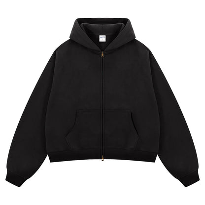 VIPReAlr2025 Winter Hoodie Retro Harajuku Fashion Washed Cotton 380GSM Pullover Sweatshirt Y2K RE Alr