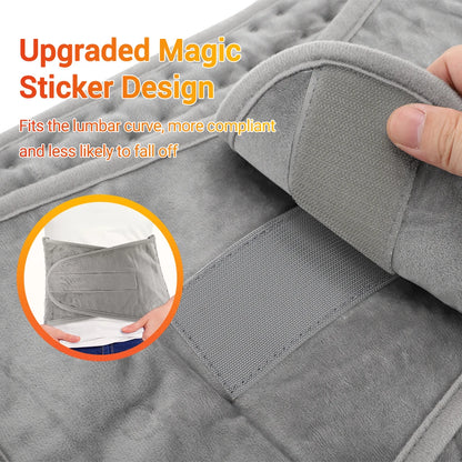 2 In 1 Electric Heating Pad Warming Waist Belt  Abdomen Shoulder Back Pain Relief Hot Compress Physiotherapy Thermal Blanket