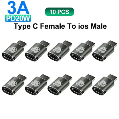 USB C Adapter Type C To Micro To Mini USB Female Converters for IPhone 14 13 Xiaomi Samsung for Lightning Male Charger Adapter