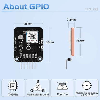 DX-GP10 High Performance precise positioning GPS Module Development kit Equipmen Tracking system Receiver Module