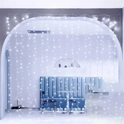 Bedroom Decoration Ramadan Home Decoration Battery Power LED Curtain Light Fairy String 2026 Mother's Day Eid Mubarak
