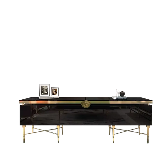 TV Table Small Sitting Room Ground Ark Of Stainless Steel Wooden Furniture Of The Lacquer That Bake