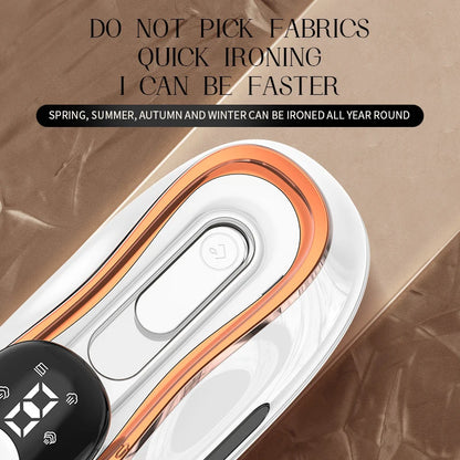 110V/220V Handheld Steam Iron Foldable Garment Steamer 1200W Power Portable 4 Speed Steamer Touch Screen Rotary Electric Iron