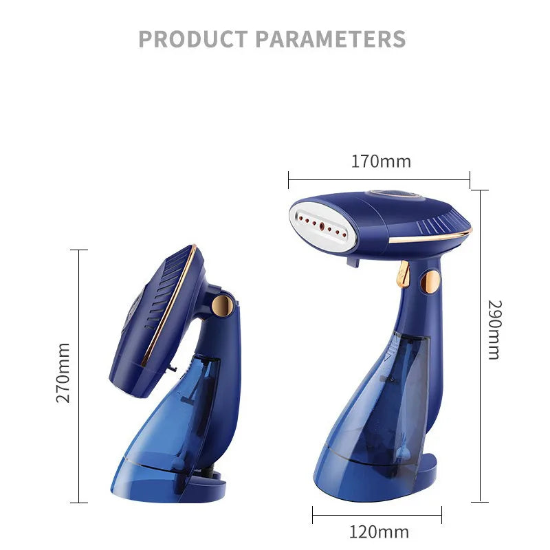 Handheld Garment Steamer 1500W Electric Household Fabric Steam Iron Portable Quick Heat Ironing Steam Machine for Home travel