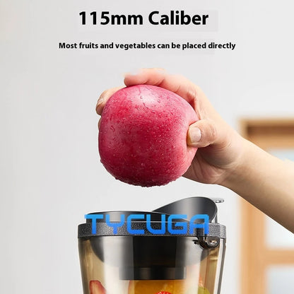 850W Slow Masticating Juicer Machine 75mm Wide Chute Vertical Spiral Extractor Home Use For Fruits Vegetables Higher Juice Yield