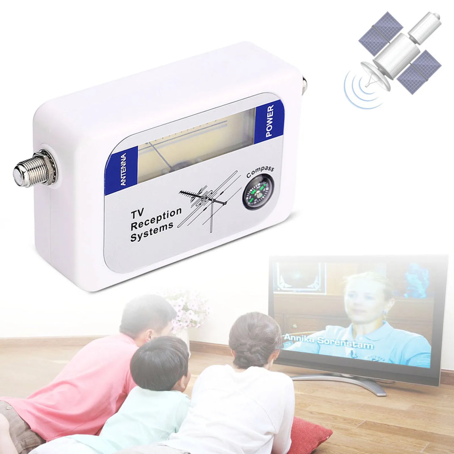 95DT DVB-T Digital TV Signal Finder Signal Strength Meter Detector Receiver TV Signal Meter TV Frequency Finder