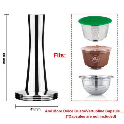 coffee capsule Reusable pod box tamper For nespresso machine For tassimo BOSCH coffee machine capsule incompatibility