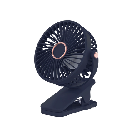 Portable USB Mini Handheld Clip Fan Convenient And Ultra-quiet Electric Fan Rechargeable Student Cute Small Cooling Ventilador