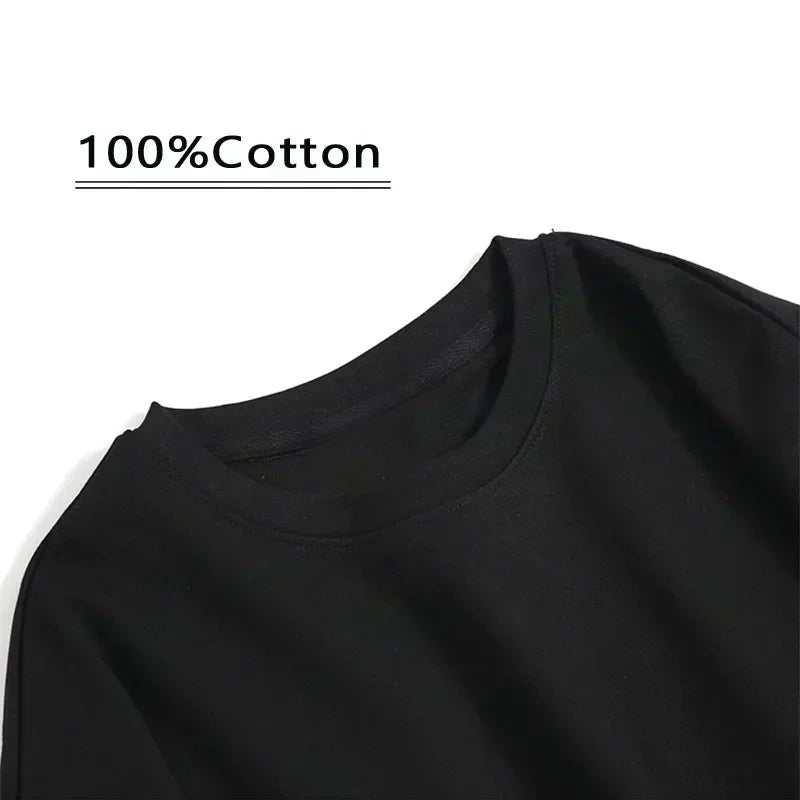 Y2k New American Casual Street Retro High Street Letter Short-sleeved T-shirt Men Summer Pure Cotton Loose Half Sleeve