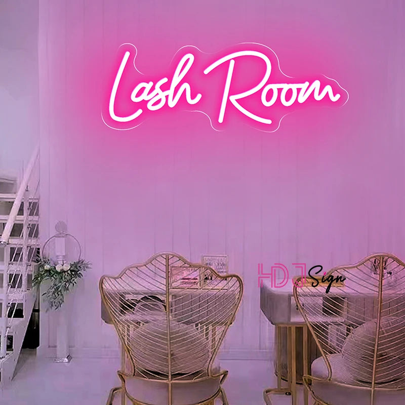 Nails Room Neon Lights Sign Beauty Room Decoration Makeup Neon Led Sign Lashes Room Hair Brows Tattoo Open Outdoor Neon Lamp