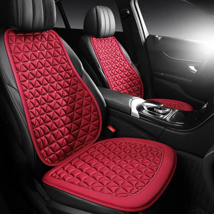3D Suspended  Car Seat Cushion with Embossed Pattern,Separate Bottom Seat Cushion and Back Cushion Fit for Most Cars
