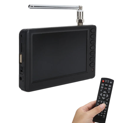 LEADSTAR 5 Inch Digital Television Portable Digital TV for Car Camping Kitchen 110‑ Mini TV Portable Digital TV Portable TV