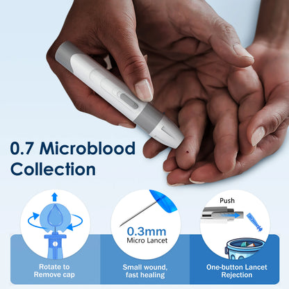 G-425-1 LinkSun Blood Glucose Meter Kit 50/100pcs Test Strips Lancets for Diabetes Monitor Digital Glucometer Blood Sugar Meter