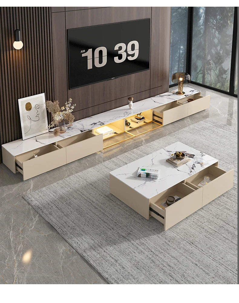 Trendy Aesthetic Tv Stand Minimalist Beauty Luxury Premium Tv Stand With Drawers European Mobiletto Porta Tv Home Furniture