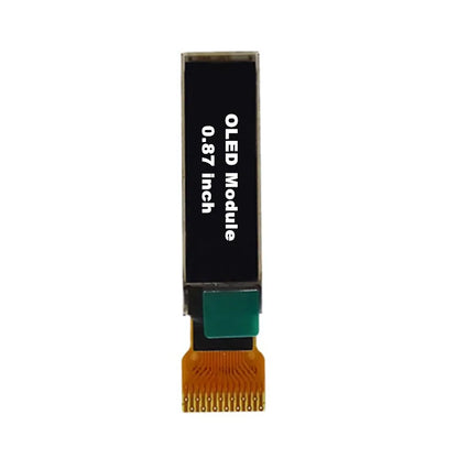1PCS 0.87 Inch White Color 128X32 128*32 OLED Display Screen IIC I2C 14Pin Port VG2832TSWUG02 QT1316P01B QT1316P07A
