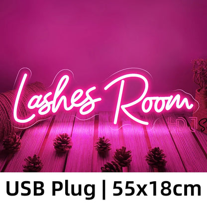Nails Room Neon Lights Sign Beauty Room Decoration Makeup Neon Led Sign Lashes Room Hair Brows Tattoo Open Outdoor Neon Lamp