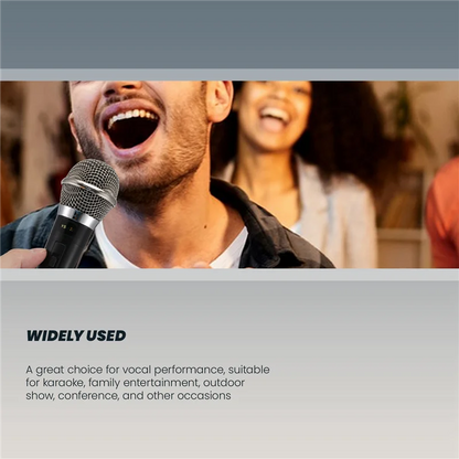 BTLIFE-Karaoke Microphone MIC Handheld Dynamic Wired Dynamic Microphone Clear Voice For Karaoke Vocal Music Performanc