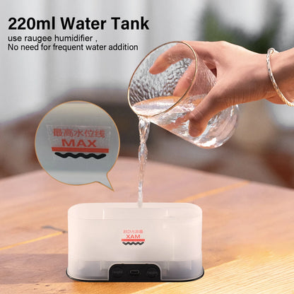 Colorful Flames Air Humidifier Essential Oils Humidifiers Flame Aroma Humidifier Mini Aroma Diffuser Aromatherapy USB Sprayer