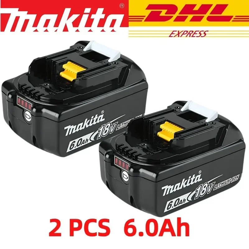 Original Makita 6Ah/5Ah for Makita 18V Battery BL1830B BL1850B BL1850 BL1840 BL1860 BL1815 Replacement Lithium Battery