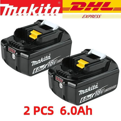 Original Makita 6Ah/5Ah for Makita 18V Battery BL1830B BL1850B BL1850 BL1840 BL1860 BL1815 Replacement Lithium Battery